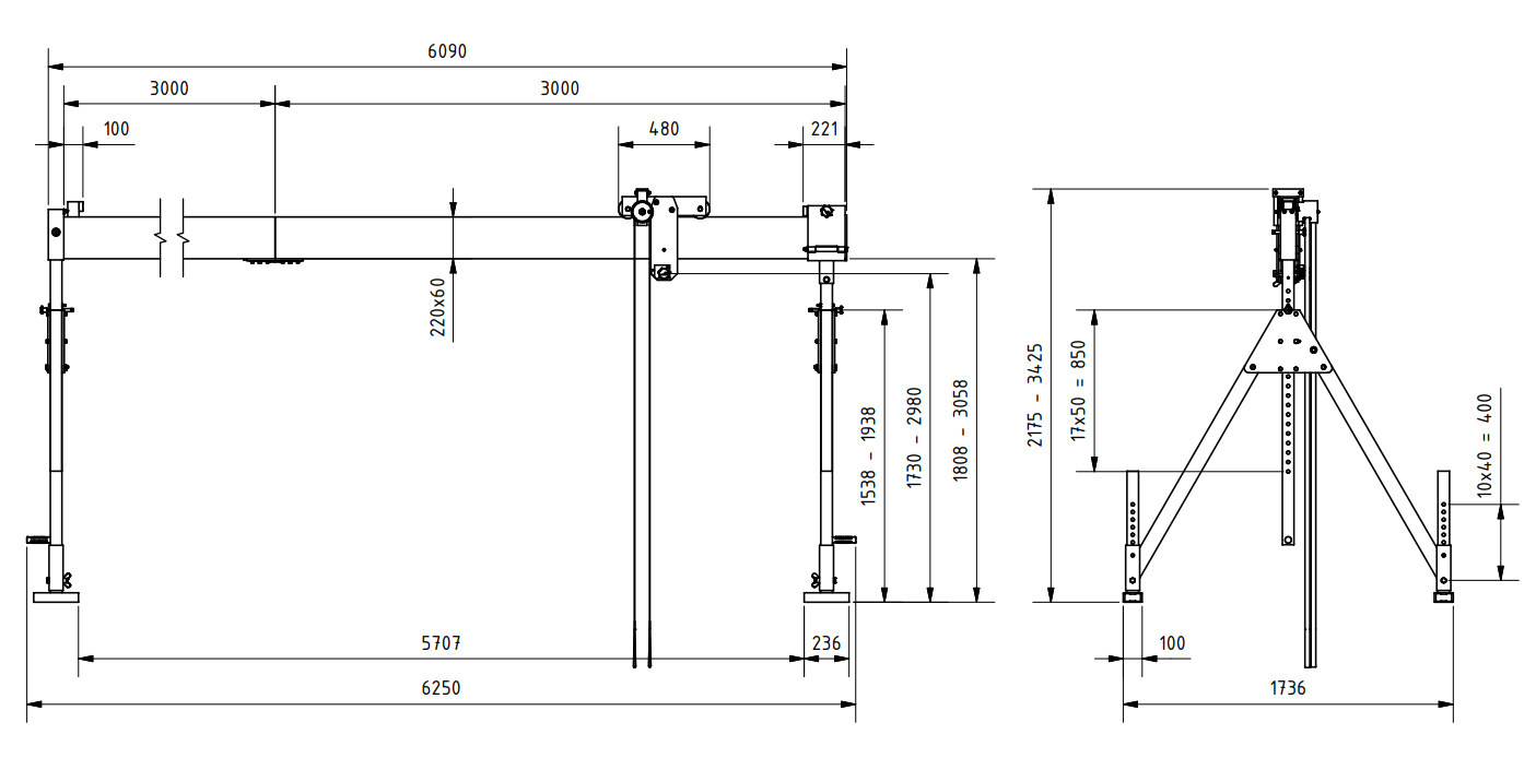 aluminium-portalkran_stationaer_details1a_1000kg_2mittel_6m