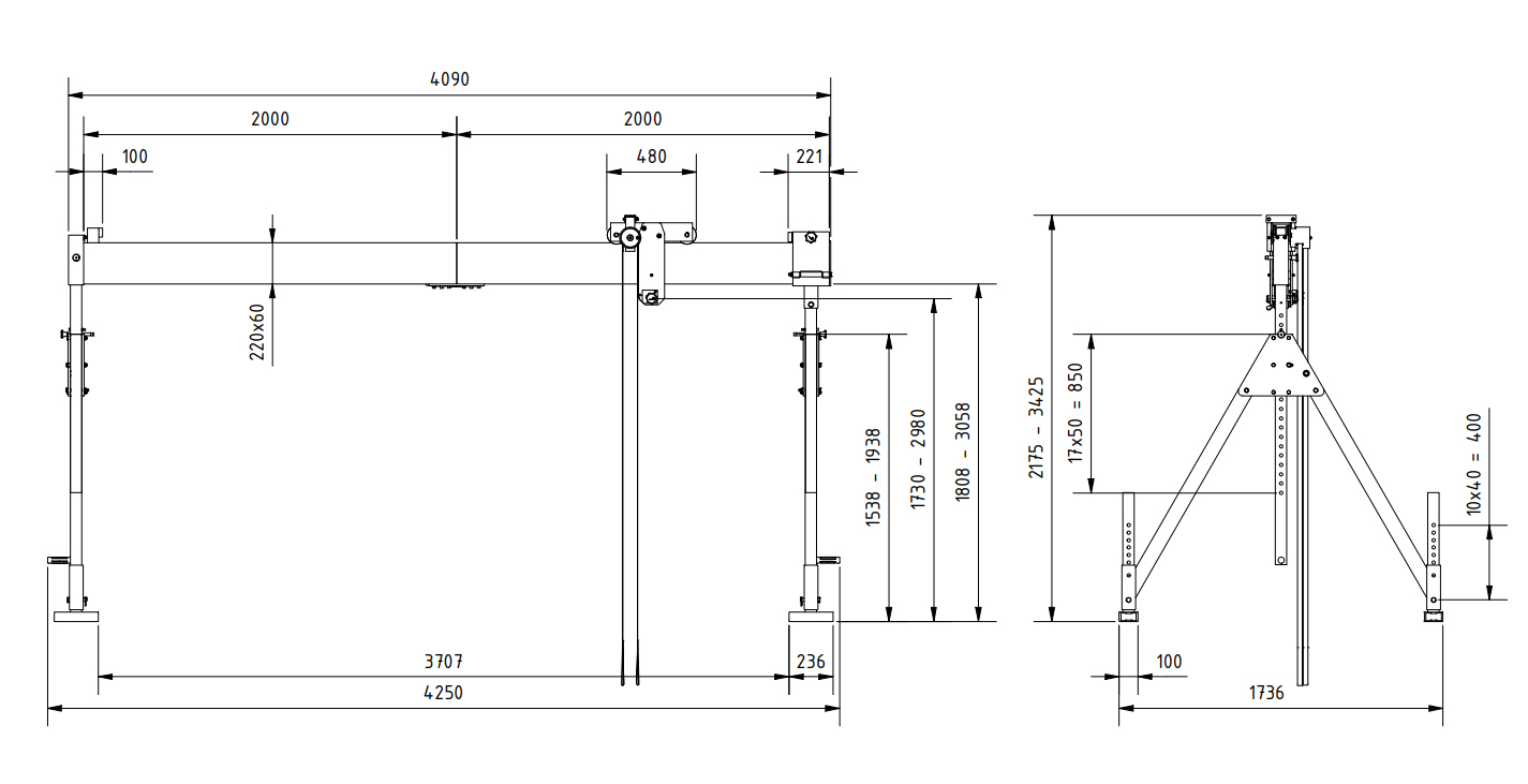 aluminium-portalkran_stationaer_details1a_1500kg_2mittel_4m