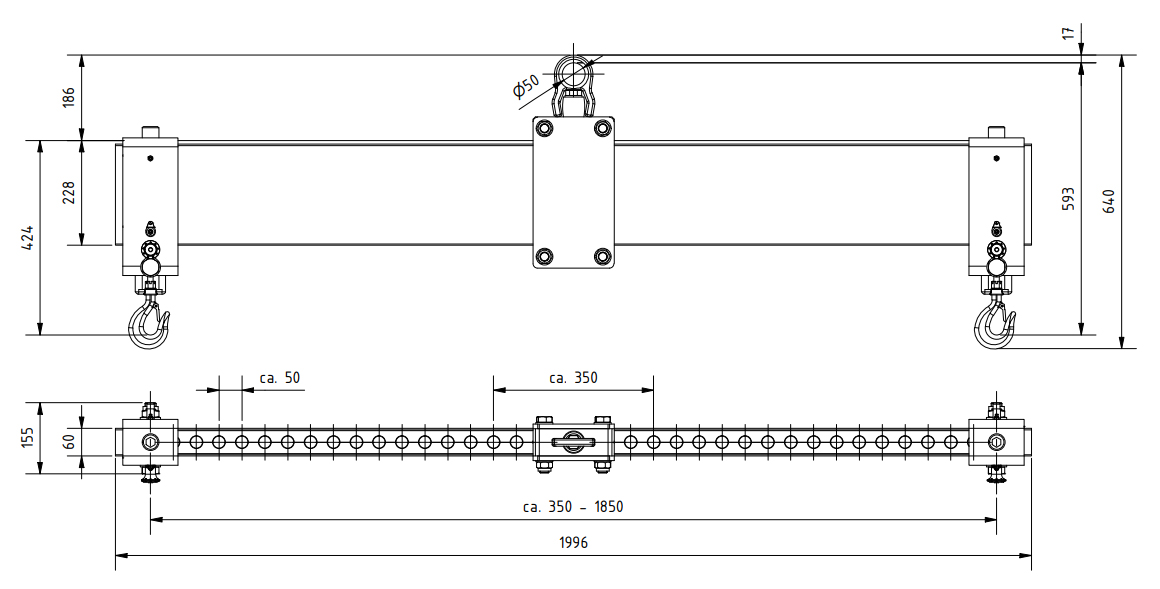alulasttraverseschilling_detailscad_2000kg_2m