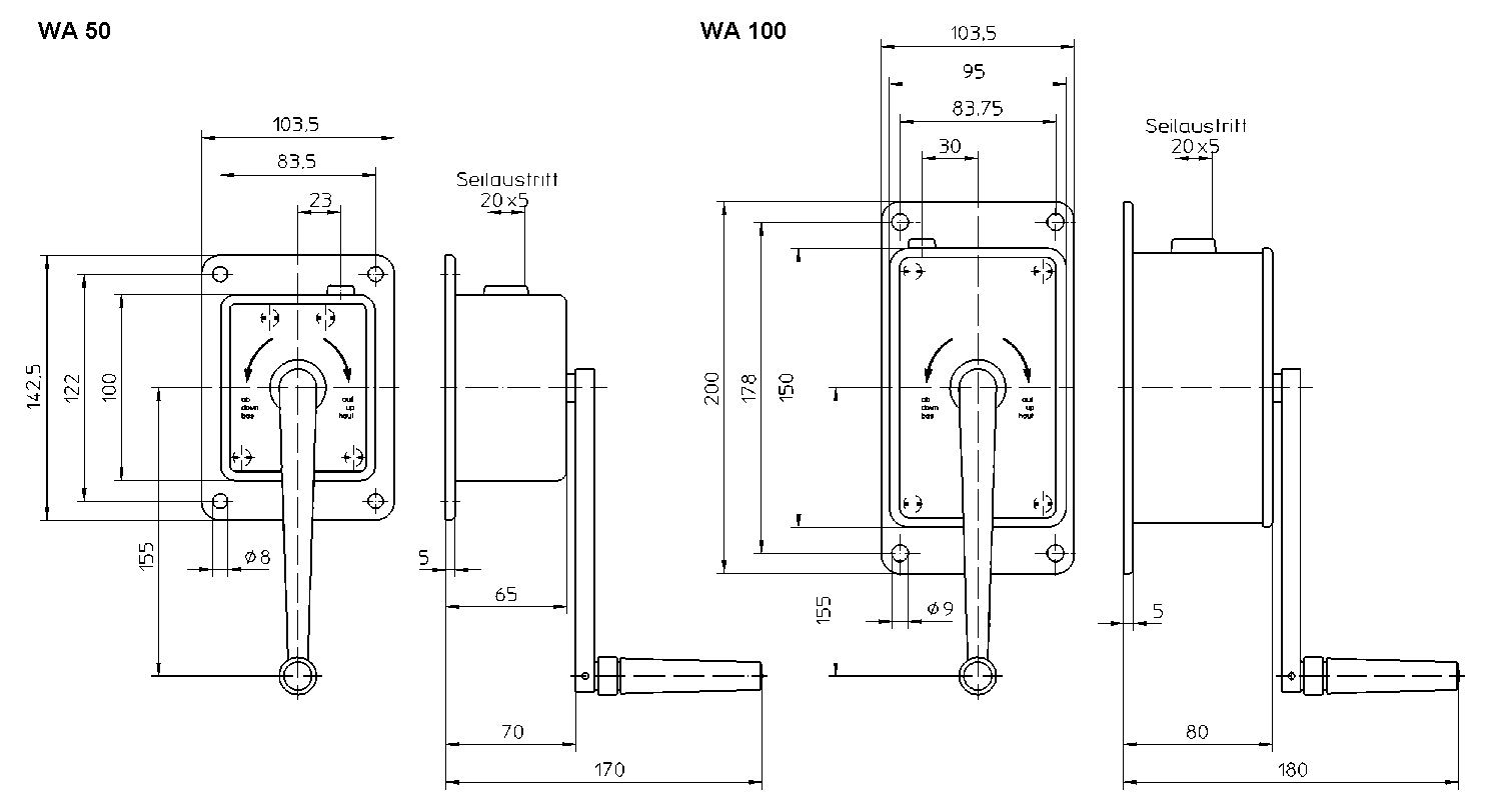wa50100_handseilwinde_abmessungen