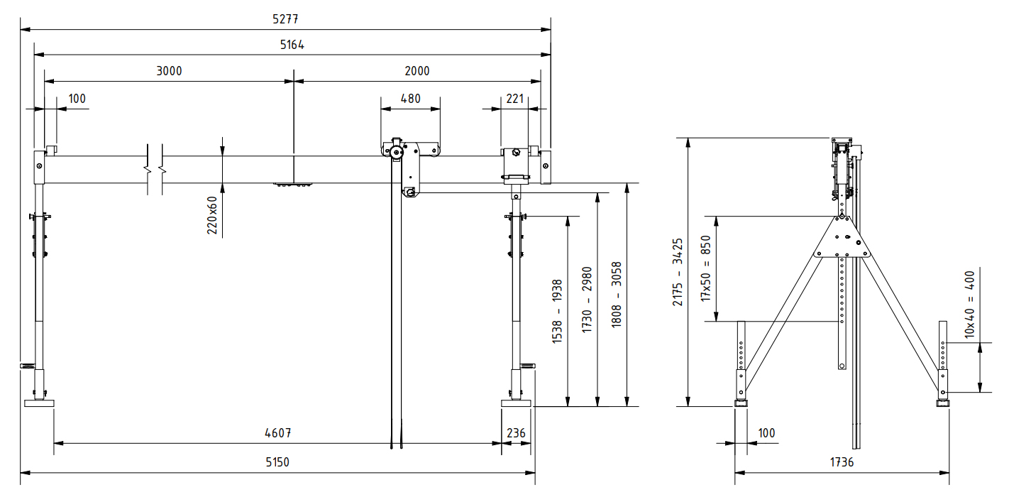 aluminium-portalkran_stationaer_details1a_1000kg_2mittel_5m