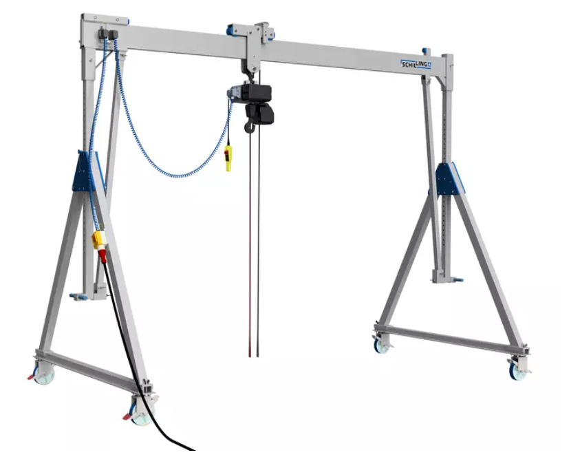 Schillung_Portalkran_Einzeltraeger_Stromzufuehrung
