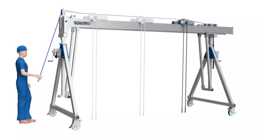 Schillung_Portalkran_Einzeltraeger_umlaufendesBand